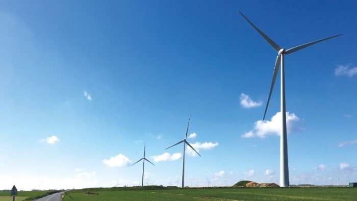 Parc éolien de Moulin Wable en France