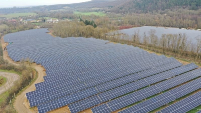 Parc photovoltaïque de Bagatelle en France