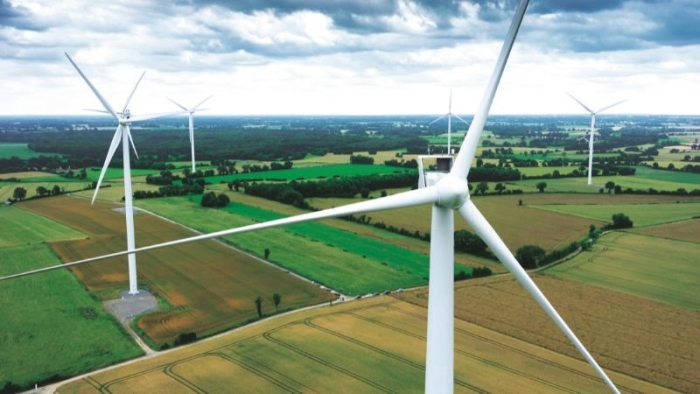 Parc éolien de Château Garnier en France