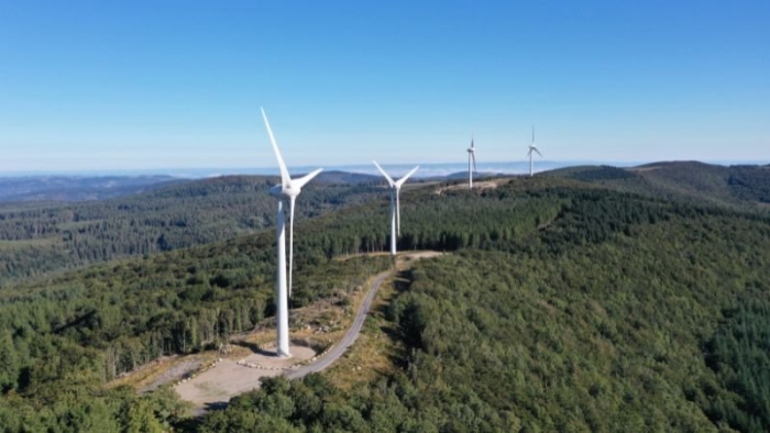Parc éolien de Lacaune en France