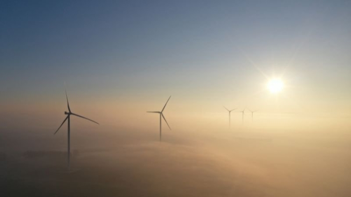 Parc éolien de Luce 1 en France