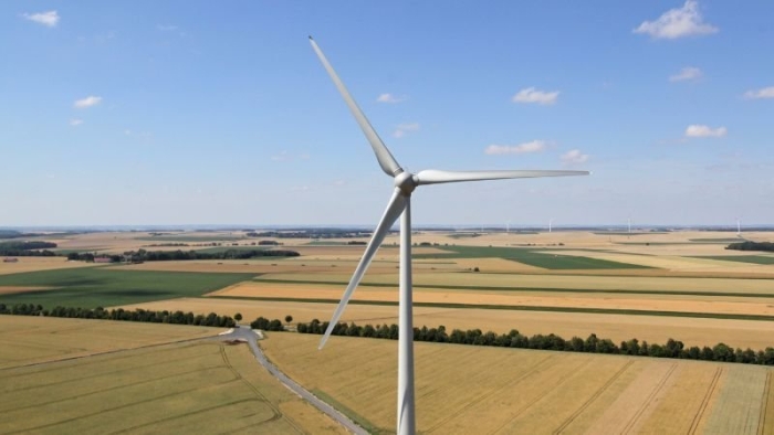 Parc éolien de La Motte en France